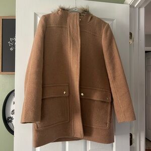 J Crew Parka with Fur Hood